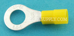 Yellow 12 - 10 Gauge Nylon 5/16" -32 Rings
